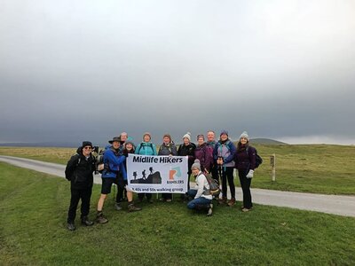 Under dark skies at Malham Tarn